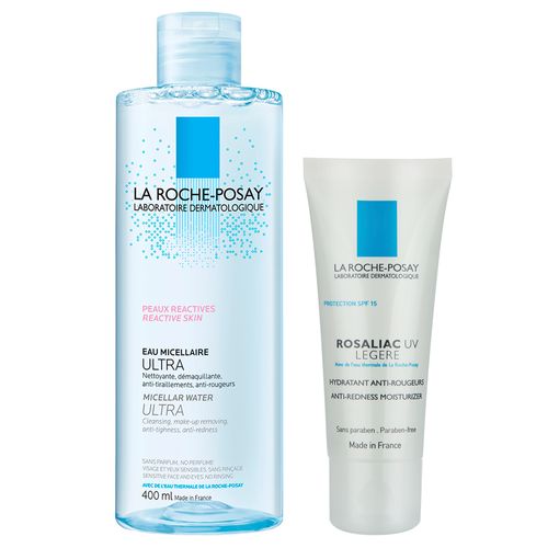 Combo La Roche Posay Rosaliac y Agua Micelar Reactiva 400ml