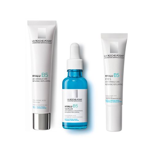 Combo La Roche Posay Hyalu B5 Serum, Crema y Contorno Ojos