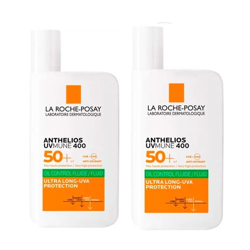 Combo La Roche Posay Protector Solar Anthelios UV Mune 400 Oil Control 2 unidades