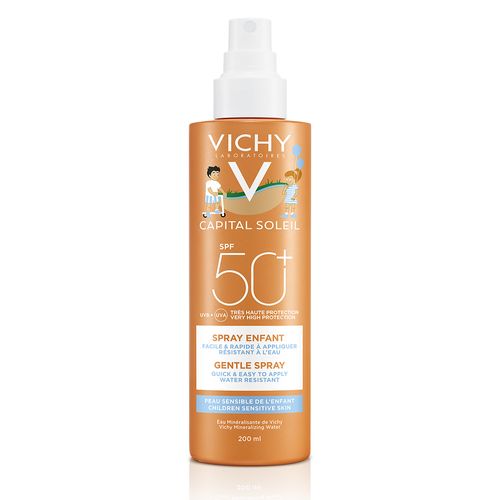 Protector Solar Spray Corporal Vichy Ideal Soleil Pediatrico Fps50 200ml