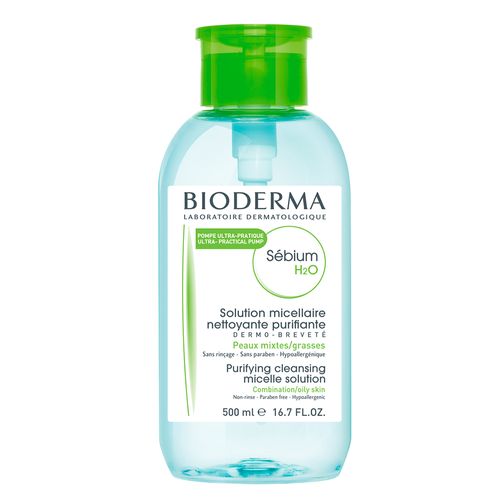 Agua Micelar Bioderma Sebium Pompa Inversa 500ml