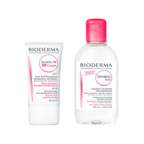 Combo Bioderma Sensibio AR BB y Agua Micelar 250ml