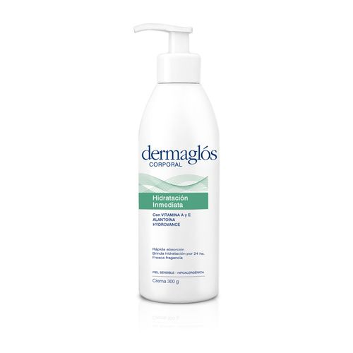 Crema Corporal Dermaglos Hidratacion Inmediata 300g