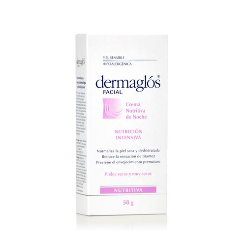 Crema Facial de Noche Dermaglos Nutricion Intensa 50g