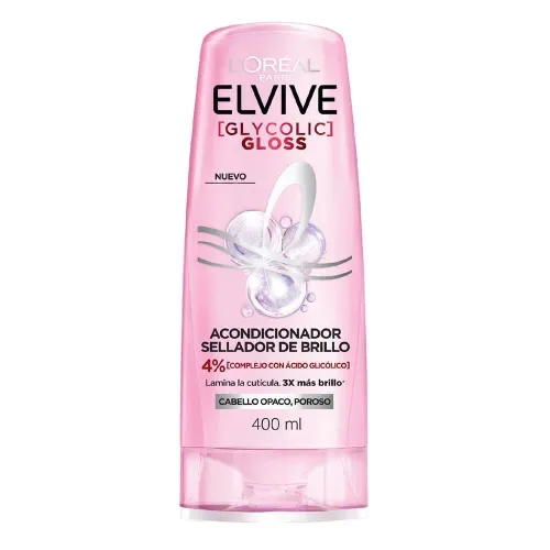 Acondicionador Elvive Glycolic Gloss 400ml