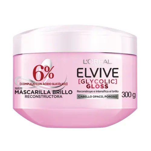 Mascara Capilar Elvive Hlycolic Gloss 300ml