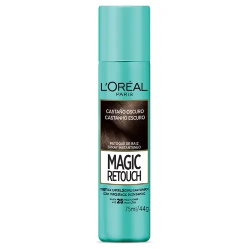 Retocador de Raices Loreal Paris Magic Retouch Castaño Oscuro