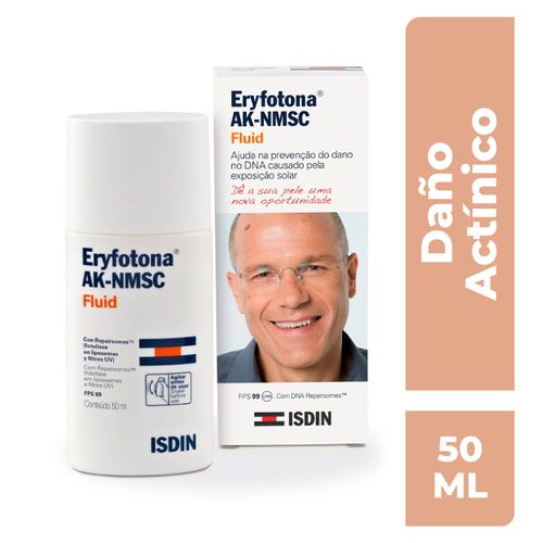 Protector Solar Facial Isdin Eryfotona Fluido Fps99 50ml