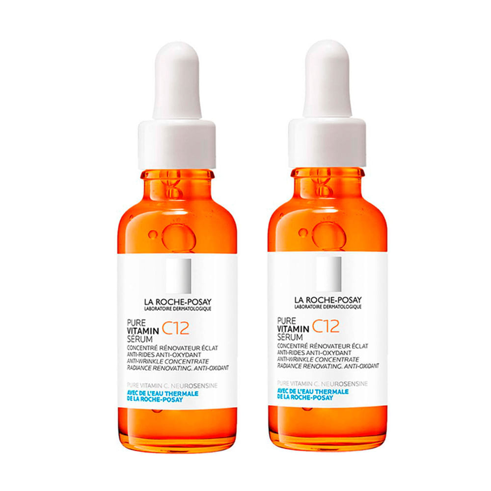 Combo La Roche Posay Serum Pure Vitamin C12 2 unidades Lrp Set Pure Vitamin C12 Ser X2