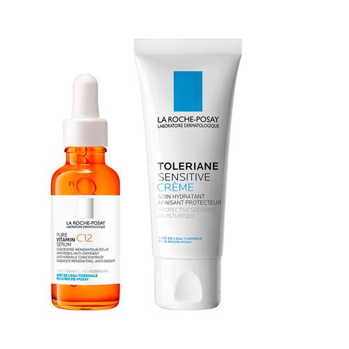 Combo La Roche Posay Serum Pure Vitamin C12 y Toleriane Sensitive