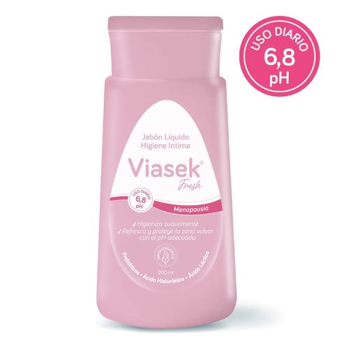 Jabon Liquido Viasek Fresh Ph 6.8 200ml
