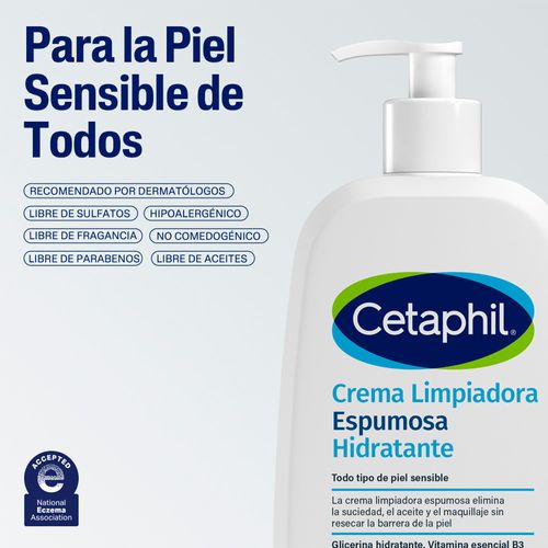 Limpiador Cetaphil Espumoso 473ml