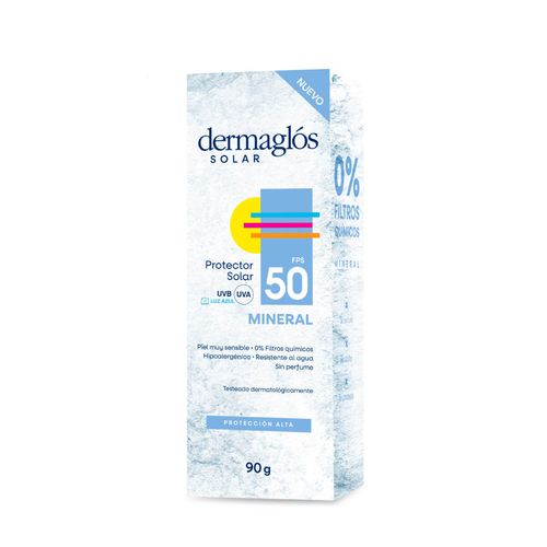Protector Solar Facial Dermaglos Mineral 90gr