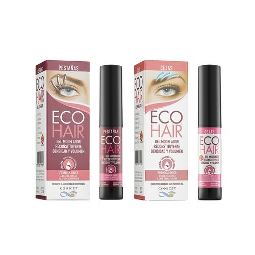 Combo Gel Modelador Eco Hair Cejas y Pestañas