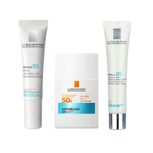 Combo La Roche Posay Anthelios UV Air Fps50, Hyalu B5 Crema y Contorno Ojos