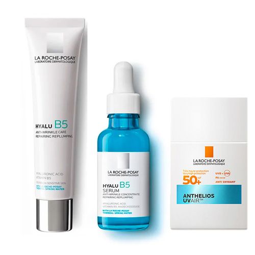 Combo La Roche Posay Anthelios UV Air Fps50, Hyalu B5 Serum y Crema 40ml