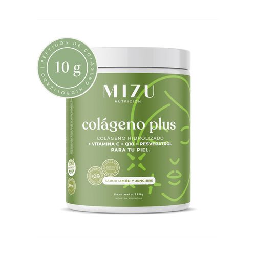 Suplemento Dietario Mizu Colageno Plus Limon y Jenjibre 280gr