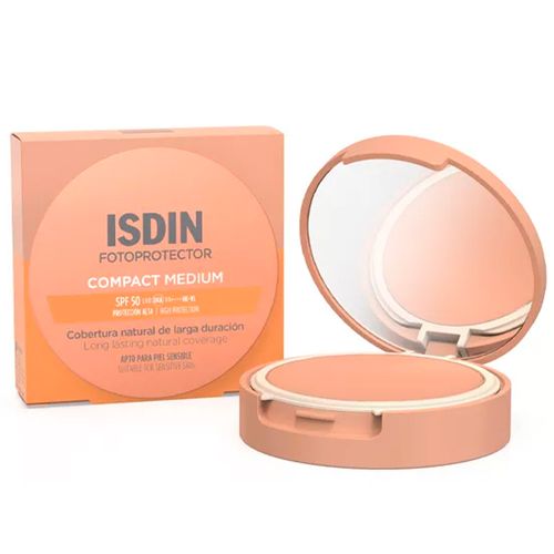 Protector Solar Facial Isdin Compacto Tono Medio Fps50 50gr