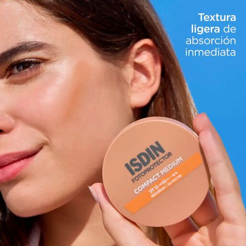 Protector Solar Facial Isdin Compacto Tono Medio Fps50 50gr
