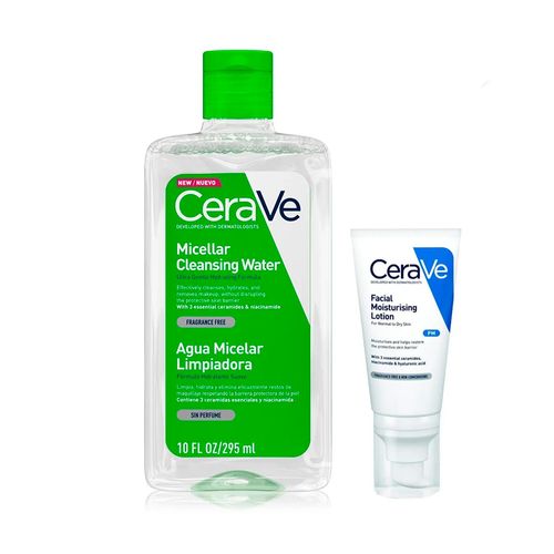 Combo Cerave Agua Micelar y Locion Rostro PM