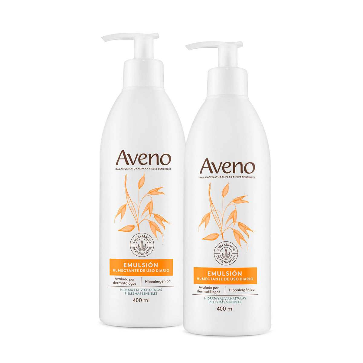 Combo Aveno Emulsion 400ml 2 unidades Aveno Set Emulsion 400 X2