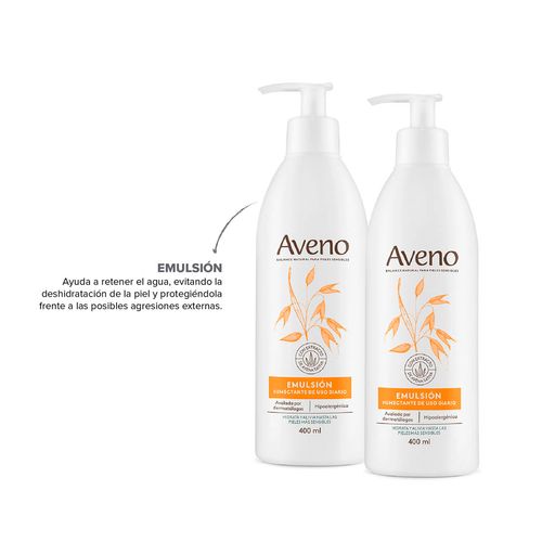 Combo Aveno Emulsion 400ml 2 unidades