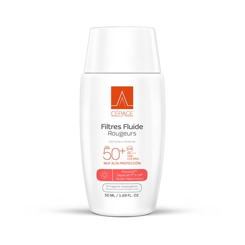 Protector Solar Facial Cepage Filtres Fluid Rougeces Fps50 50ml