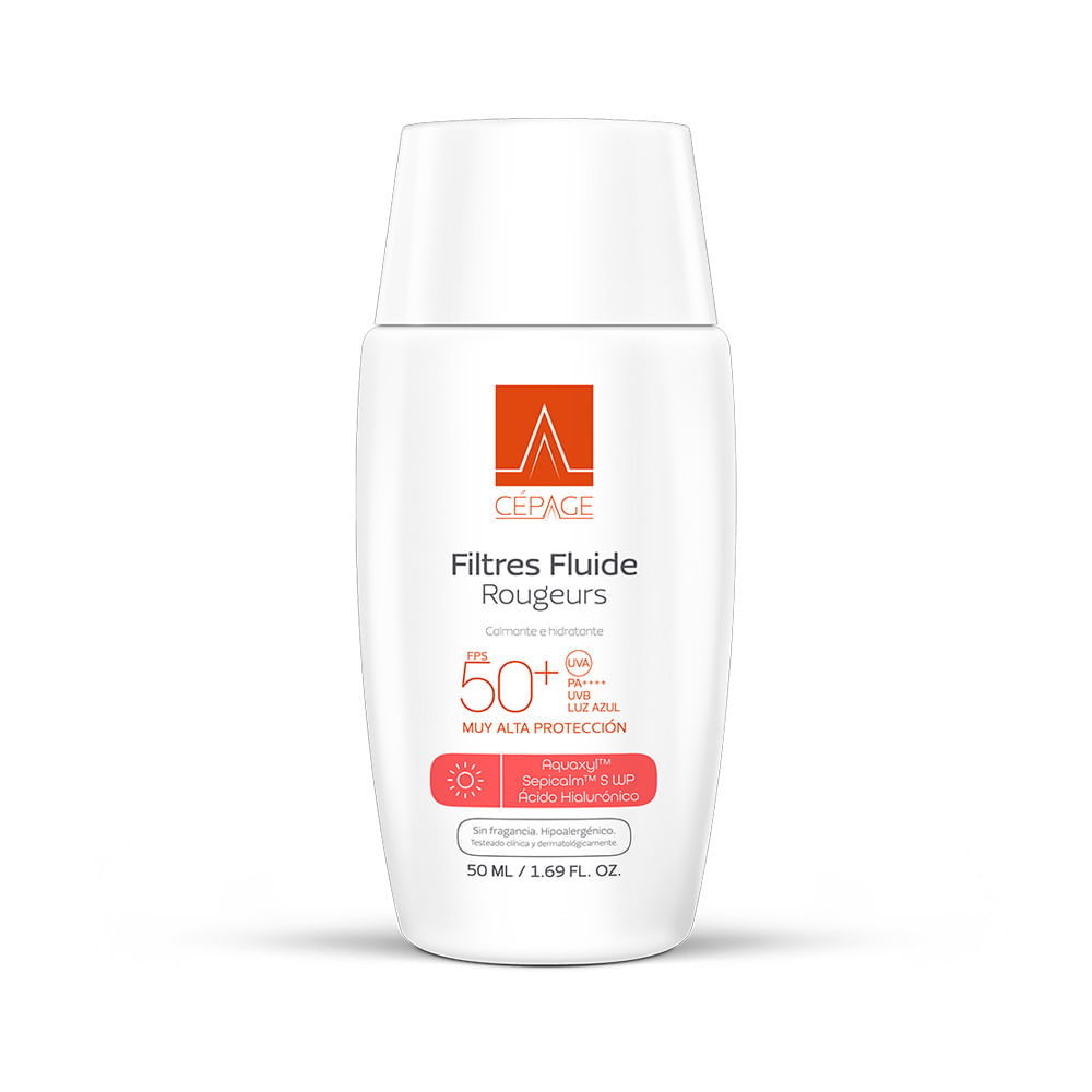 Protector Solar Facial Cepage Filtres Fluid Rougeces Fps50 50ml Cepage Filtres Fluid Rougeces