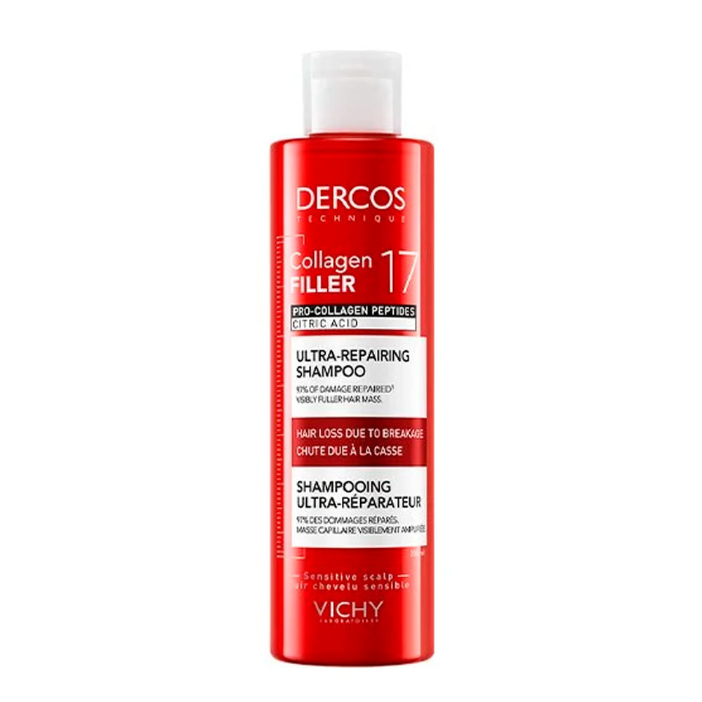 Shampoo Vichy Dercos Collagen Filler 17 200ml Vichy Decos Sh Collagen 17