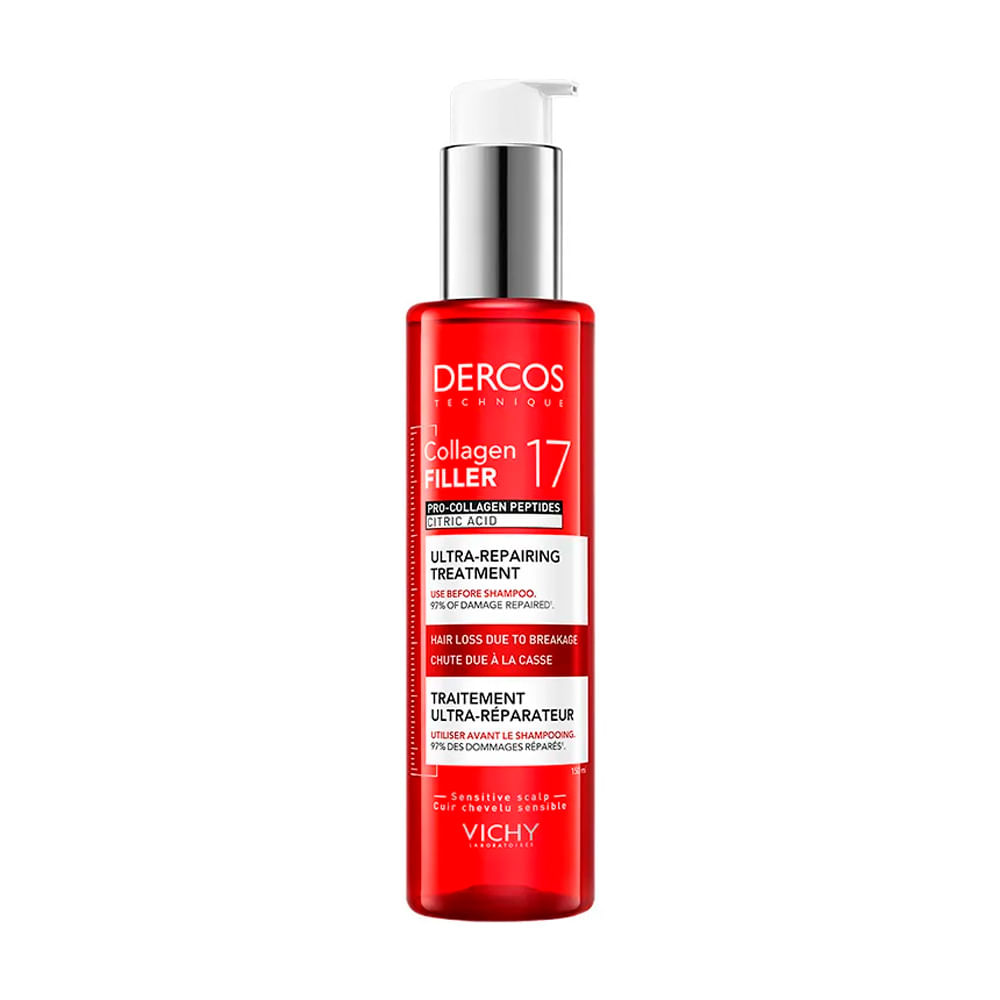 Pre Shampoo Vichy Dercos Collagen Filler 17 200ml Vichy Decos Pre Sh Collagen 17