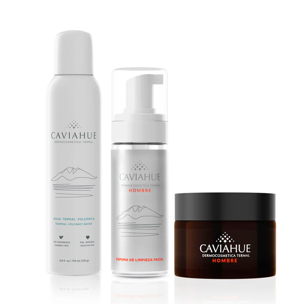 Limpieza Hombre Caviahue Box Caviahue Box Cuidado Facial Hombr