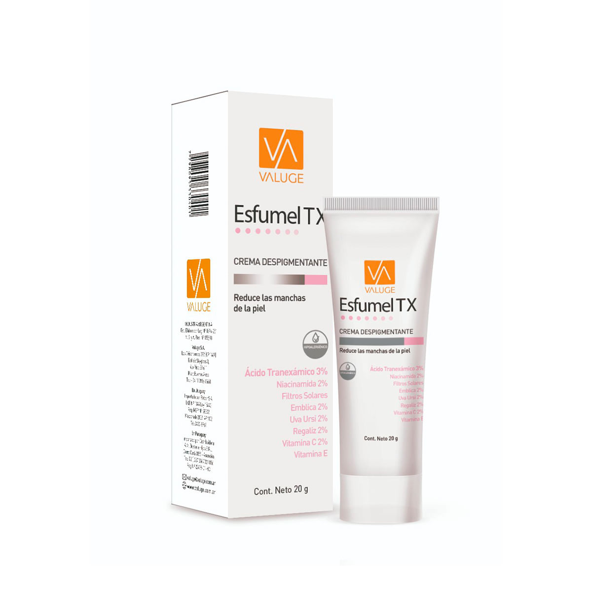 Crema Despigmentante Esfumel Tx 20gr Esfumel Tx 20Gr