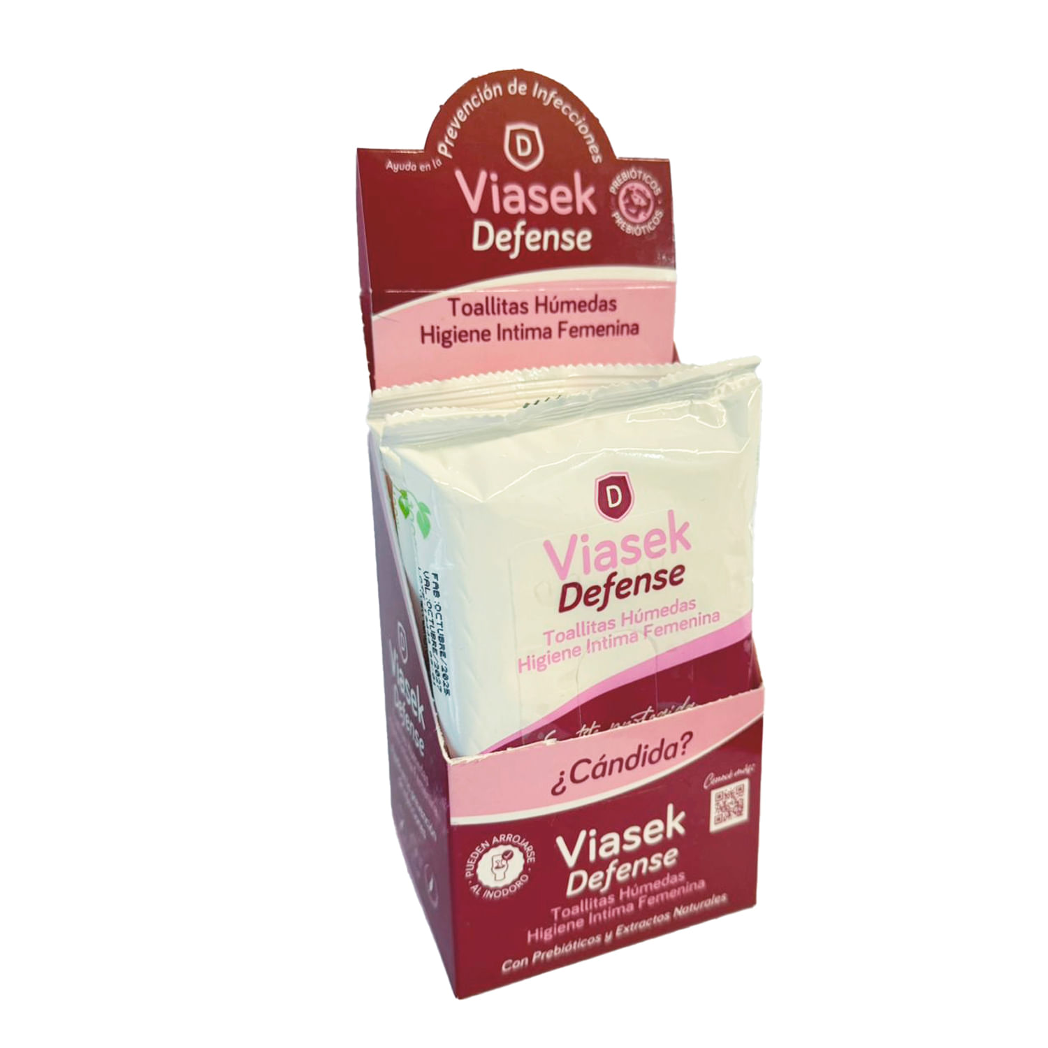 Toallitas Humedas Viasek Defense 3 sobres x16u Viasek Defense Toallitas Humedas