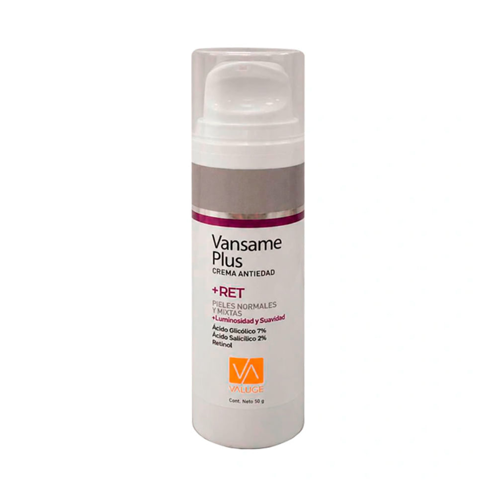 Crema Facial Vansame Plus + Retinol 50gr Vansame Plus +Ret PNM 50gr