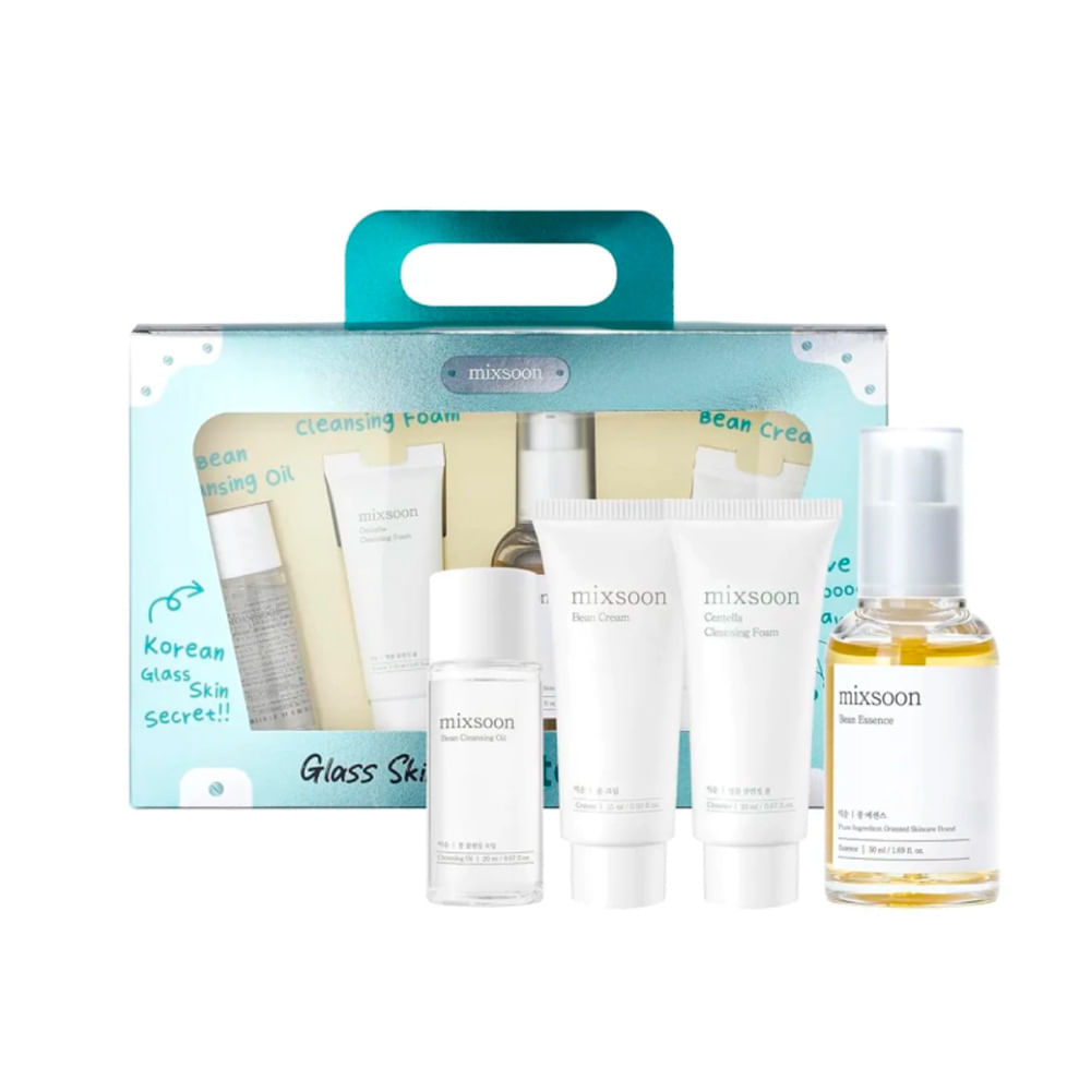 Set De Esencias Coreanas Mixsoon Glass Skin Suit Case Kit Mixsoon Glass Skin Suit Case