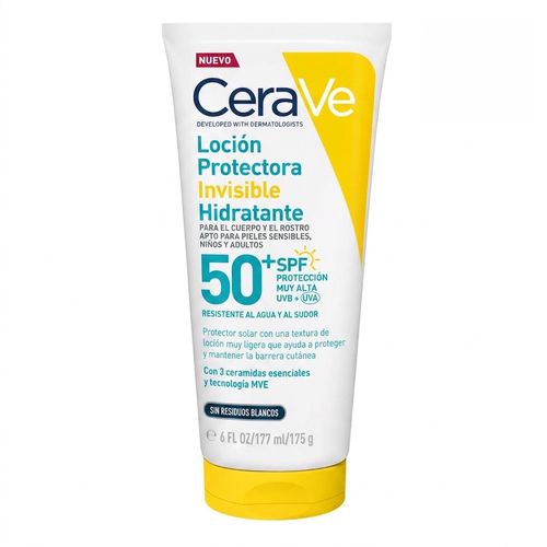 Protector Solar Corporal Cerave Fluido Invisible Fps50 175ml