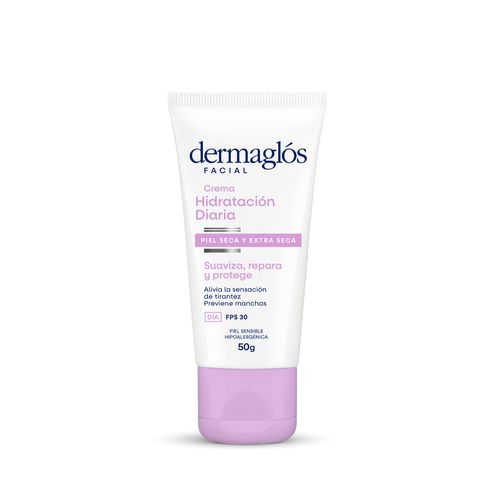 Crema Hidratacion Diaria Dermaglos Piel Extra Seca FPS30 50g