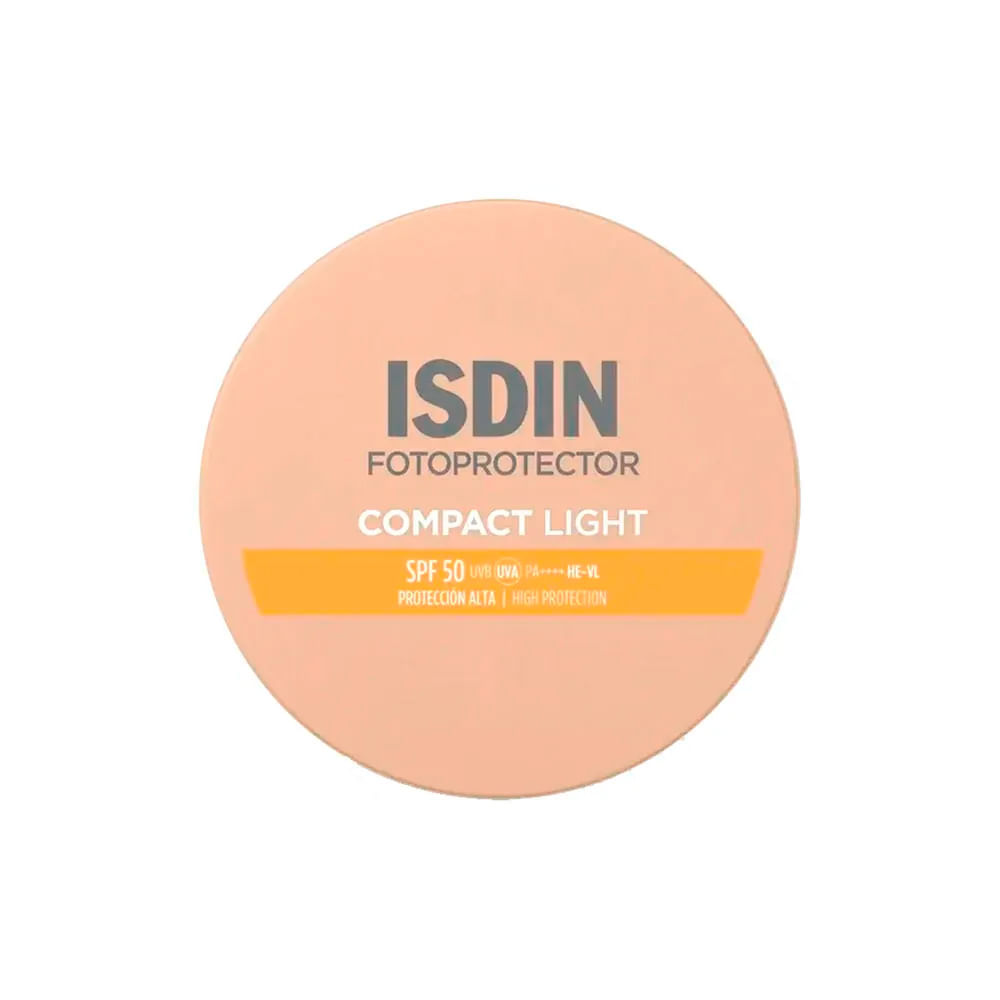 Protector Solar Isdin Compact Light Tono Claro Fps50 Isdin Fotoprotector Compact Light
