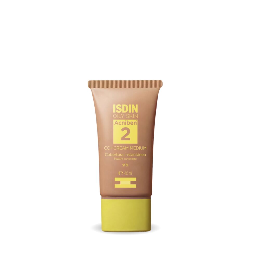 Crema Facial Isdin Acniben CC+ Medium SPF30 40ml Isdin Acniben Oil Skin CC Medium