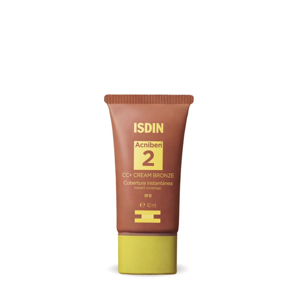 Crema Facial Isdin Acniben CC+ Bronze SPF30 40ml Isdin Acniben Oil Skin CC Bronze